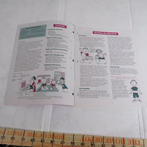 Graph It BIG BOOK (almost 2 feet tall) with teacher pages  CLASSROOM SIZE - Picture 4 of 16